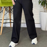 شلوار نیم بگ کتان کش