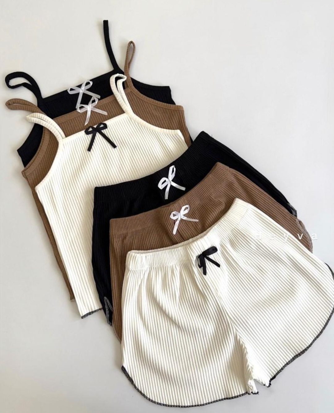 ست تاپ و شورتک پاپیون