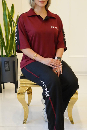 ست زنانه لانگ یقه مردانه و شلوار