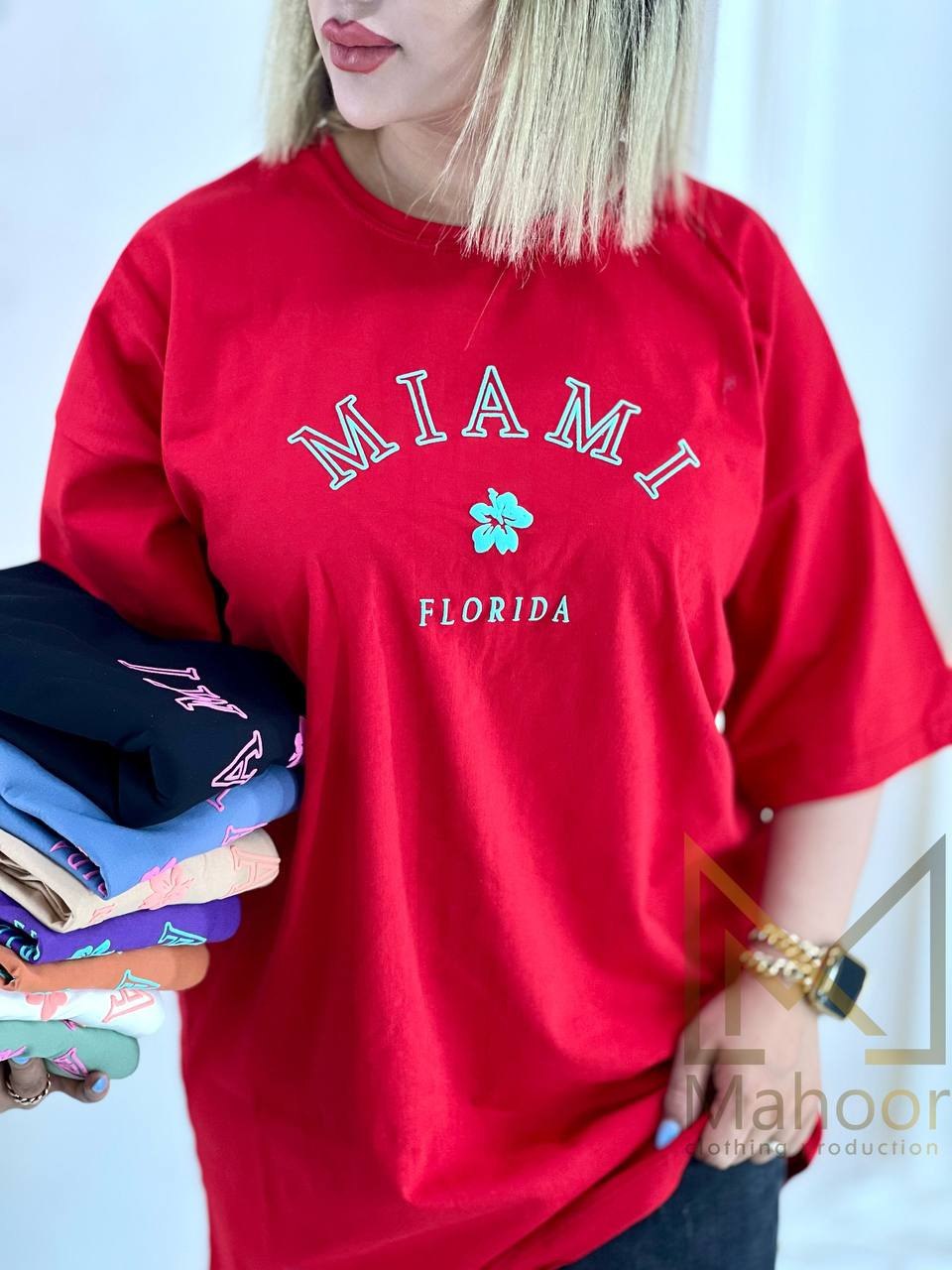 لانگ استین ۳ ربع چاپ Miami