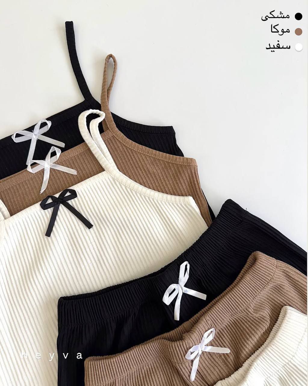 ست تاپ و شورتک پاپیون