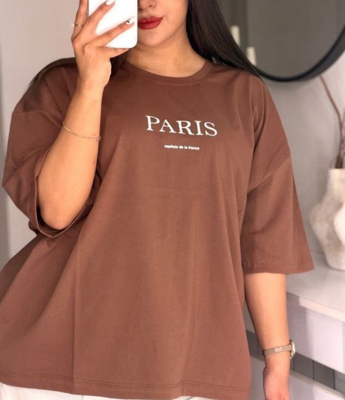 تیشرت باکسی Paris