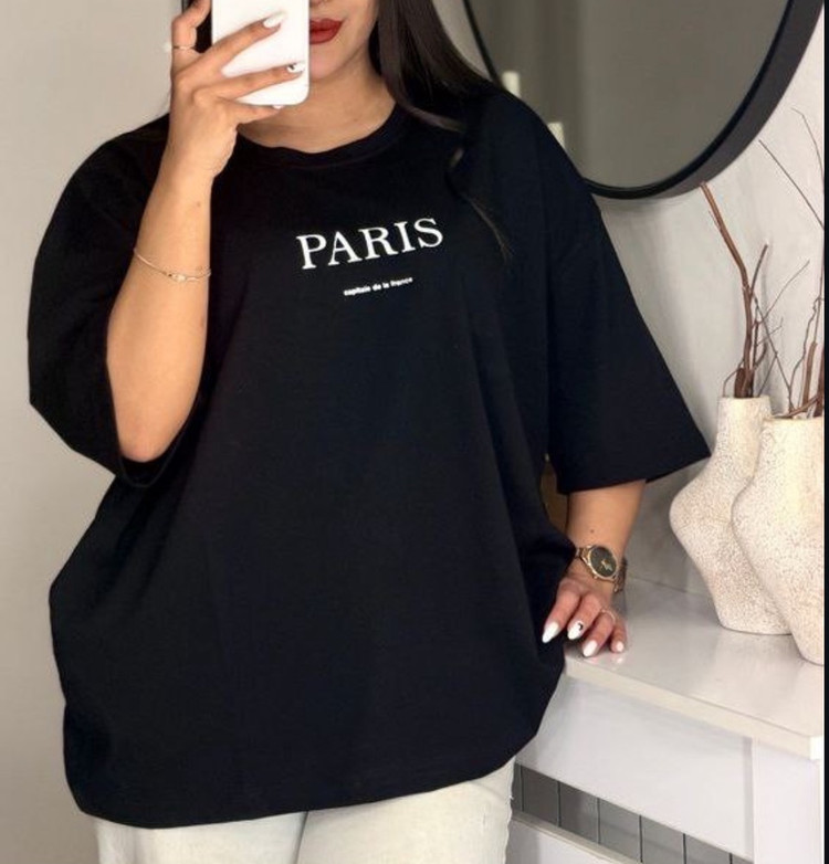 تیشرت باکسی Paris
