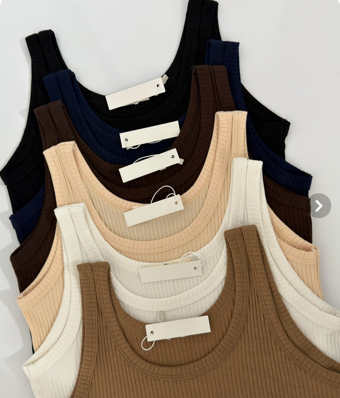 تاپ رکابی یقه گرد